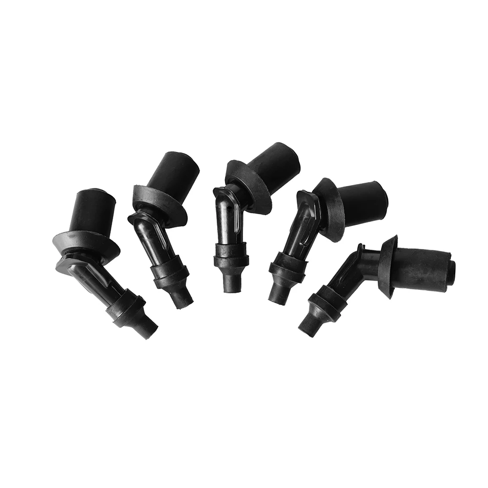 5 Pcs Universal Motorcycle Ignition Spark Plug Cap Moped Scooter Dirt Bike Straddle Type Motorcycle Cub Underbone Spare Parts