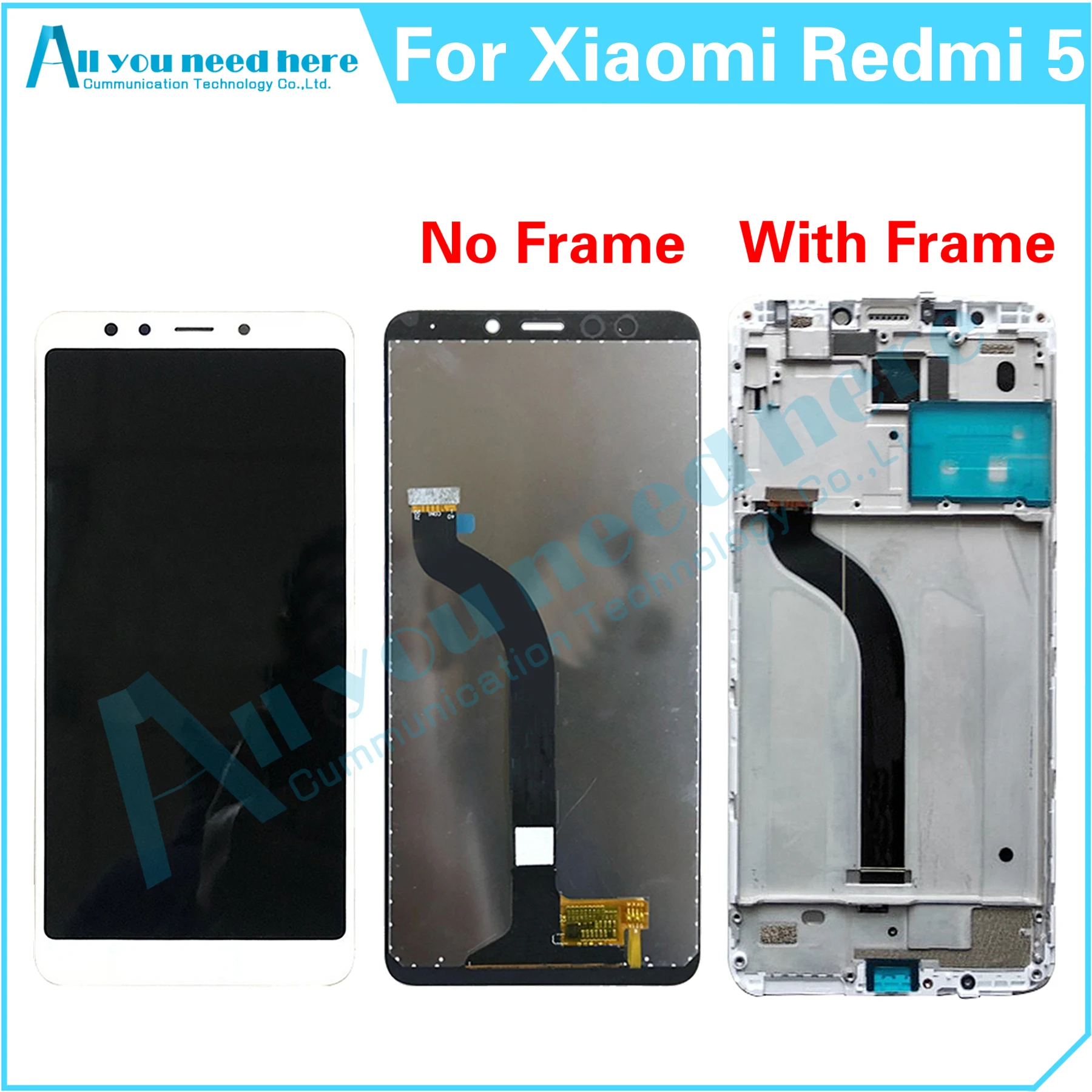 

100% Test For Xiaomi Redmi 5 MDG1 MDI1 LCD Display Touch Screen Digitizer Assembly Repair Parts Replacement