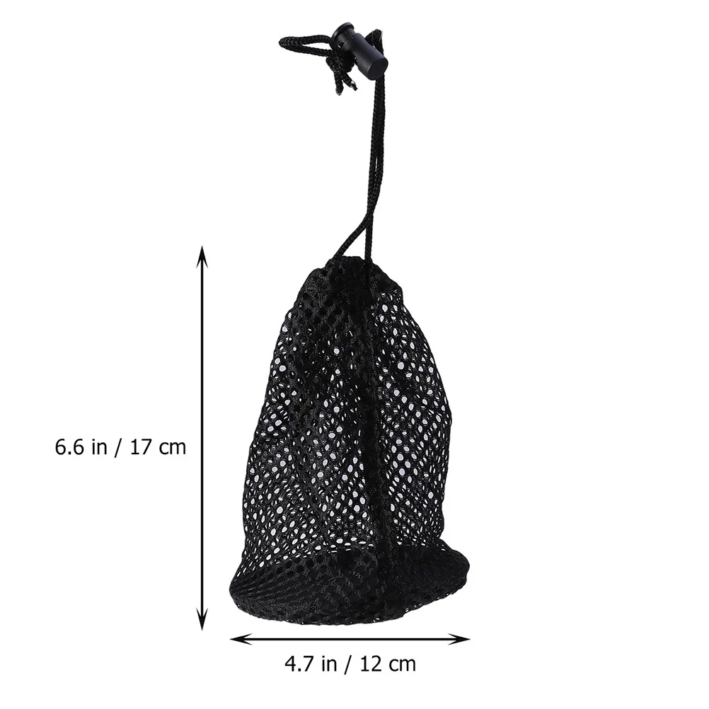 5Pcs Golf Ball Storage Bags Nylon Drawstring Pouch Durable Mesh Organizer for Tennis Table Tennis Baseballs Golfing Ball Pouch