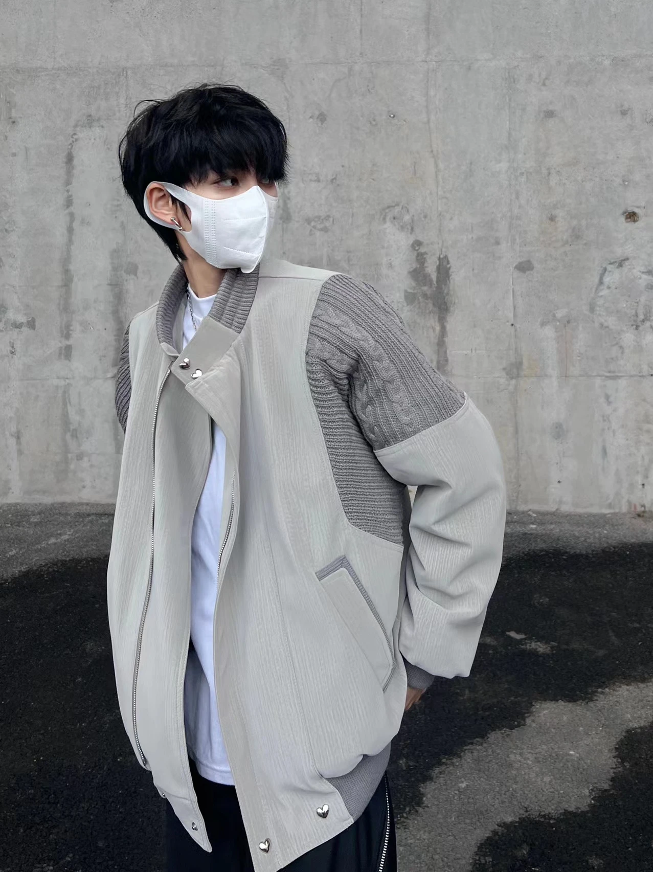 

2023 New American Sle ey Pilot Jaet Men's Vintage Loose Baseball Outwear Spring Autumn Zipper Closure Long Sve Youth...