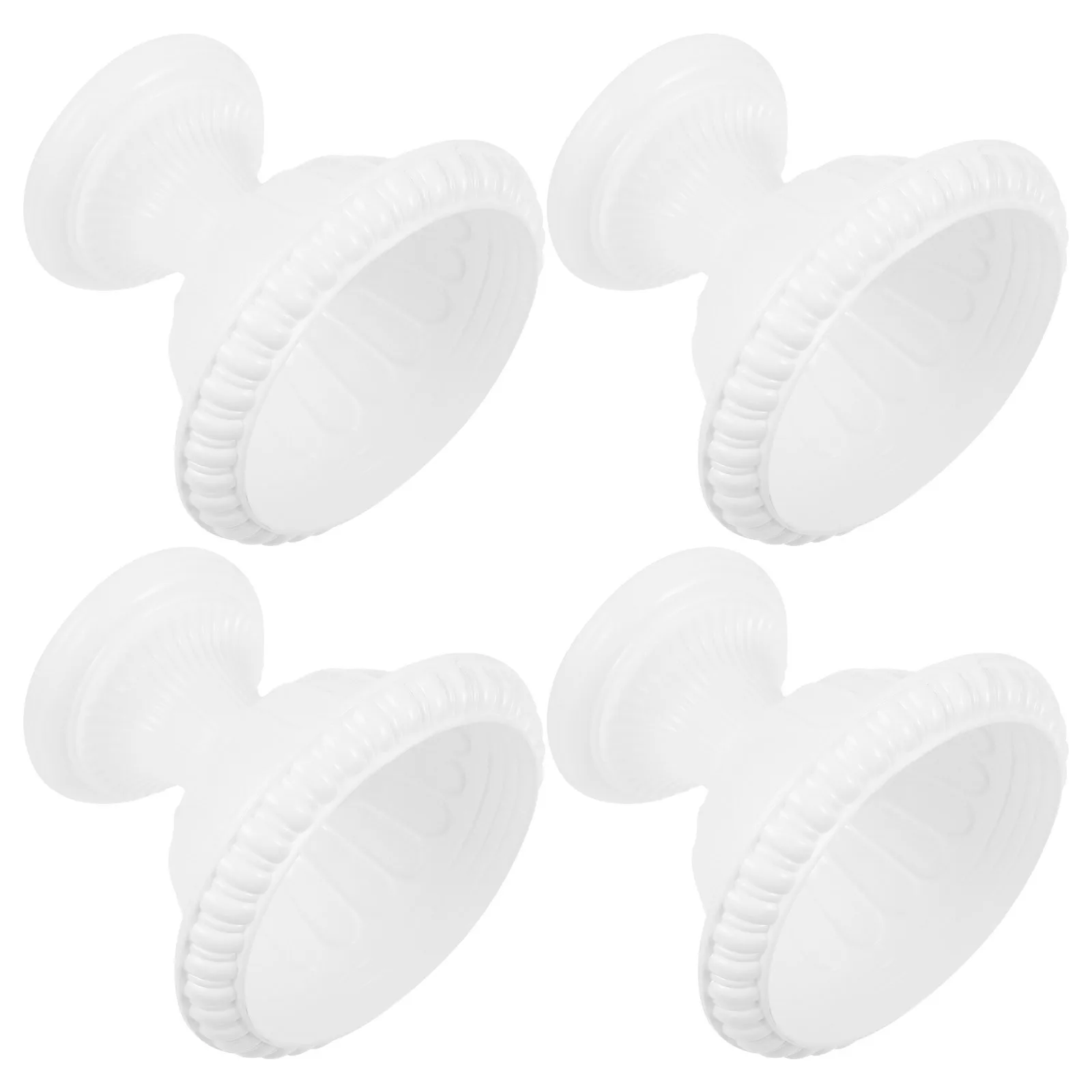 

4Pcs Plastic Wedding Flowerpots Creative Flower Pots with Roman Style Design for Patio Garden Planting Tool Decorative Container