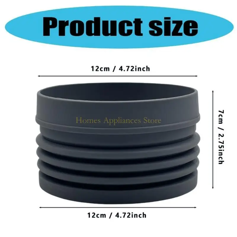 D0AB для Cone Coffee Grinder Bellows Беллеры бульоны эспрессо -шлифовальная ручка силиконовая фасоль бункера бункера тоже