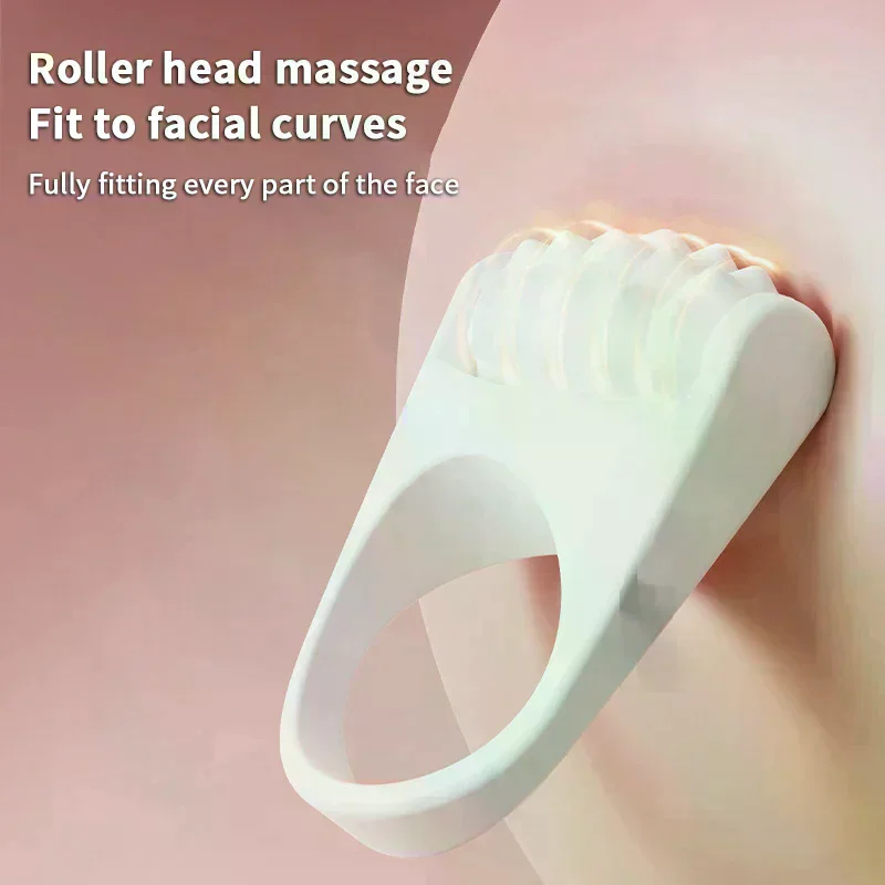 

Facial Massage Roller Manual Facial Lifting Massager Rolling Massage Stick Ring Beauty Care Tool Silicone Portable Travel/Home