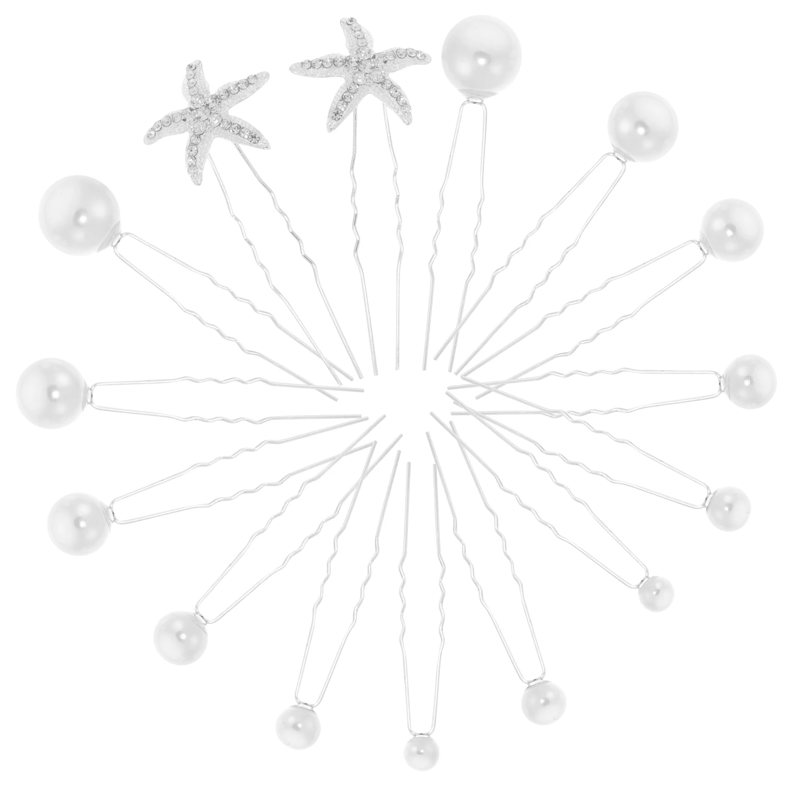 

24 шт., свадебная заколка с жемчугом, свадебные аксессуары для волос, U-образная заколка для волос для невесты, свадебные прически, свадебная заколка для волос