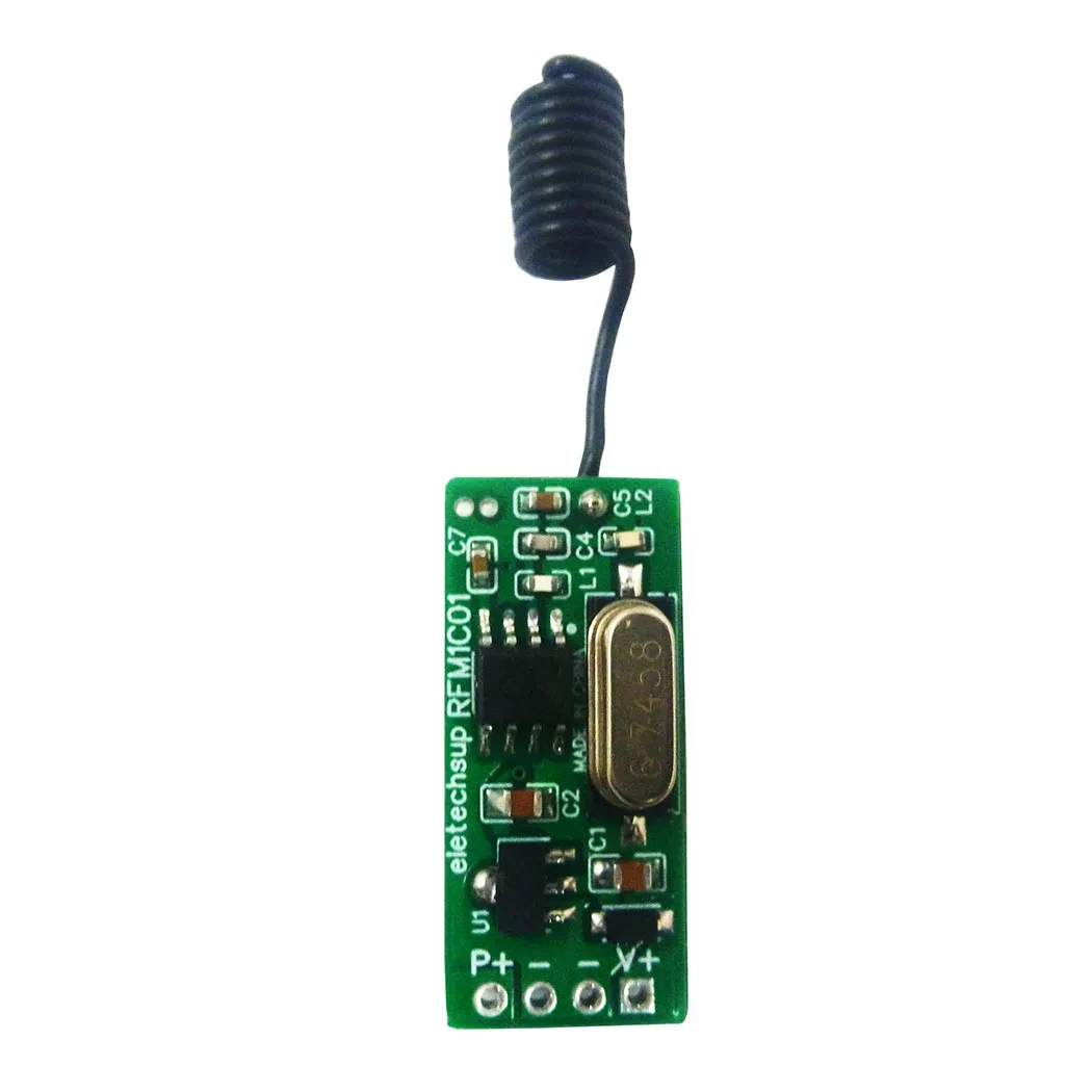 

RFM1C01 CJ002 433M 2A Energy Saving Remote Control Switch MOS Module for 3.7V 7.4V 12.8V 14.8V 18650 Lithium Battery LED