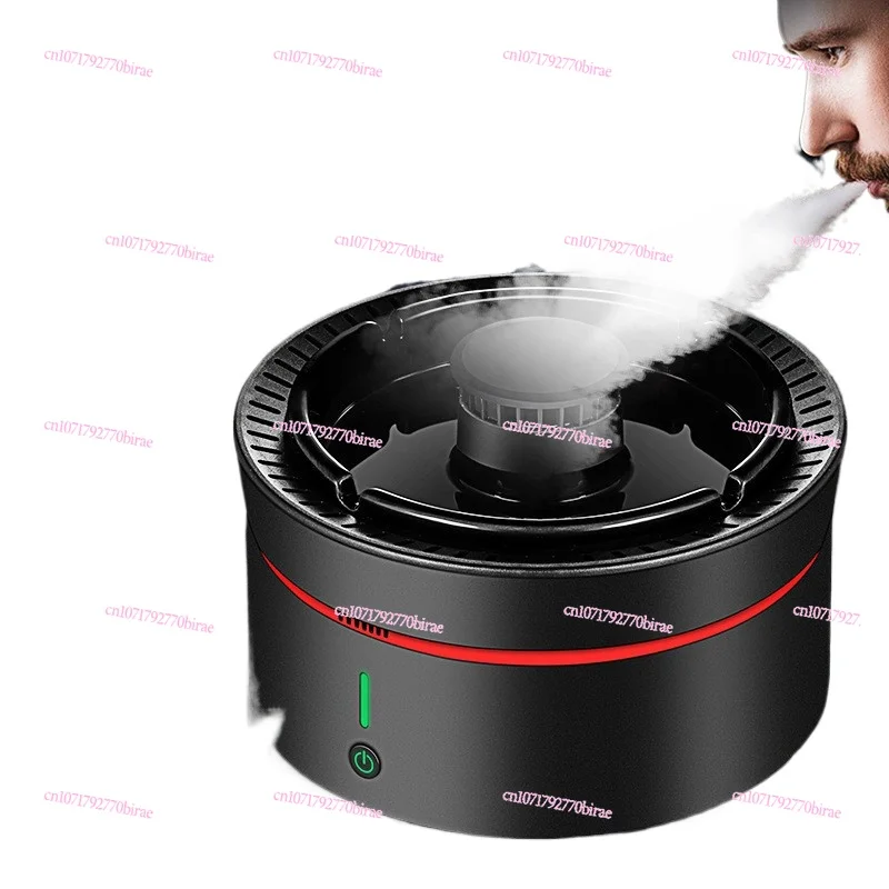 Smart ashtray air purifier home living room creative high-end sense high-grade male birthday gift New Year