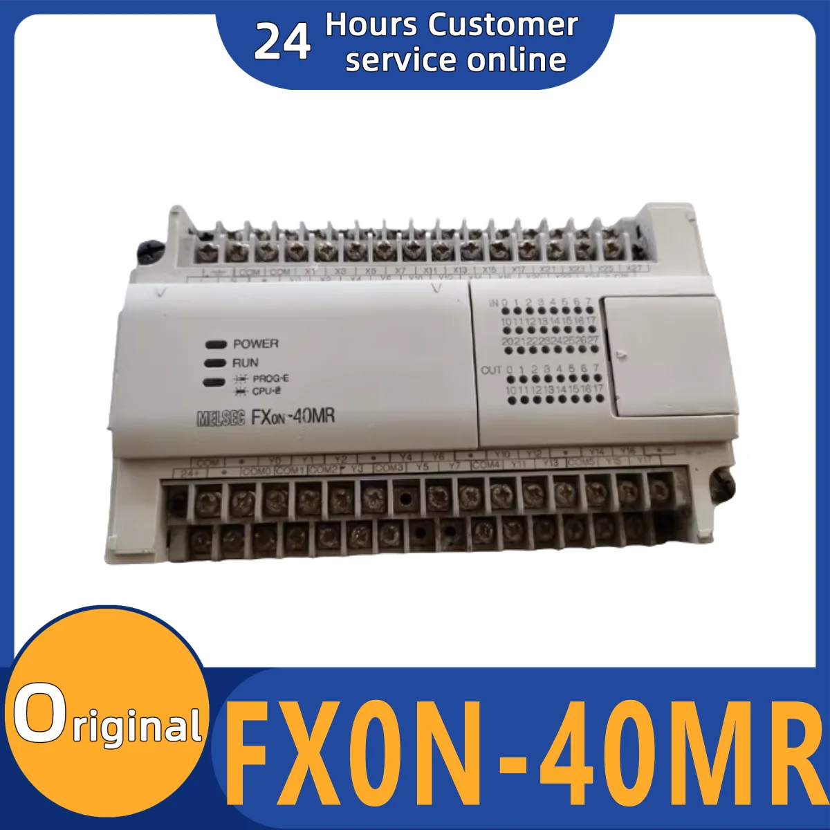 Nuevo módulo original FX0N-40MR FX0N-40MT FX0N-40MR-001 FX0N-40MT-001
