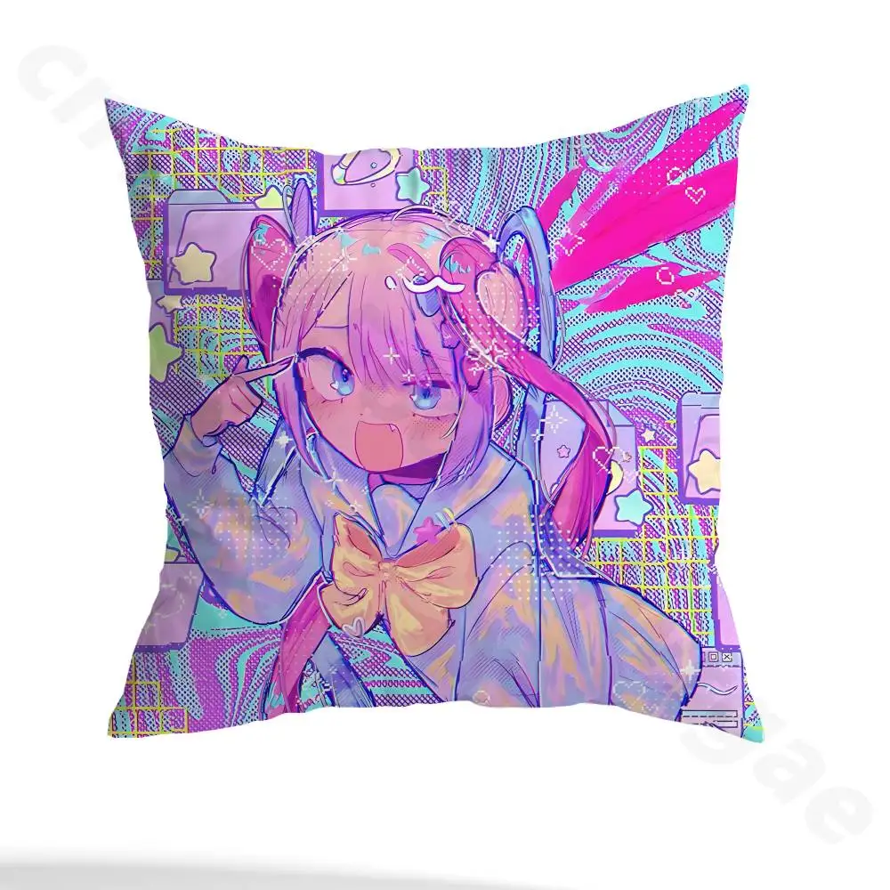 N-Needy Streamer Overload Pillow Case Pillow Case Living Room Sofa Cushion Cover Suitable For Home Bedroom Room Decoration