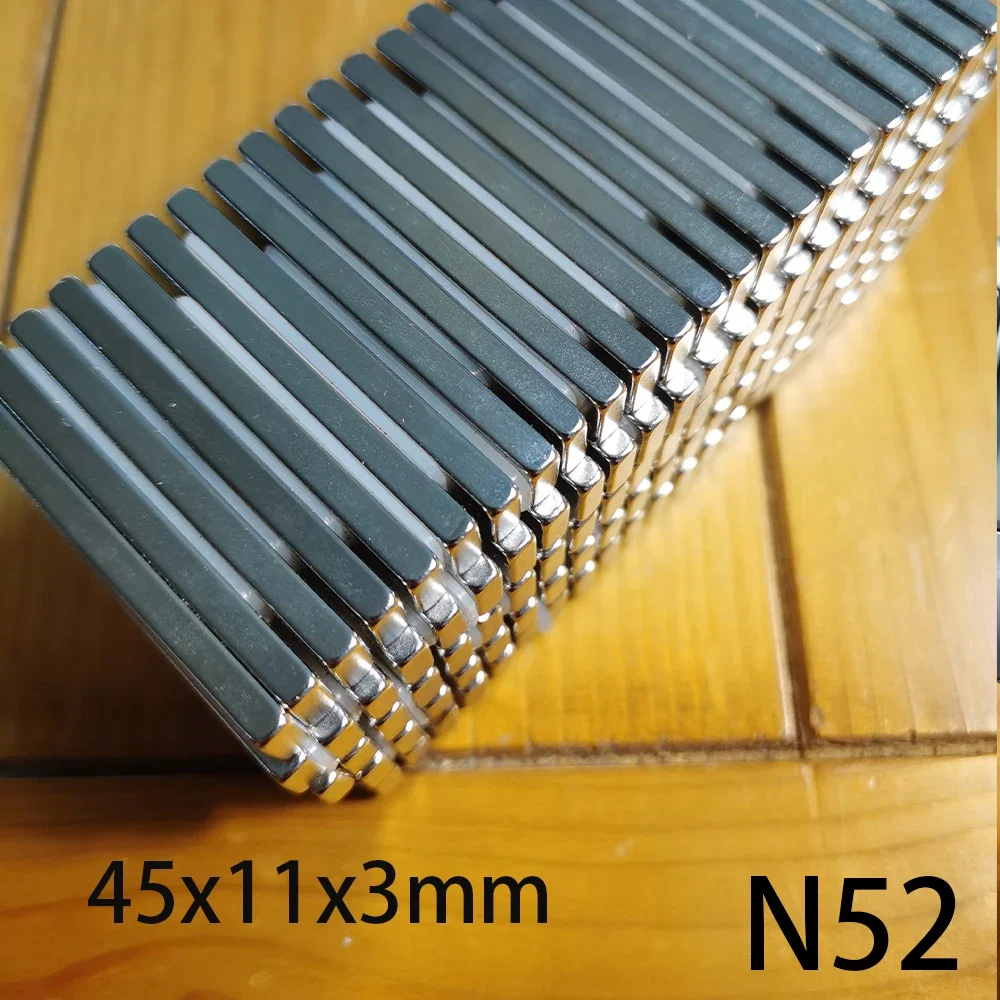 N52 40X10X2 40x10x3 40x10x4 40x10x5 Magnet Rectangle Square 3D  Printer NdFeB Block Motor Generator Engine Strong Magnet Search