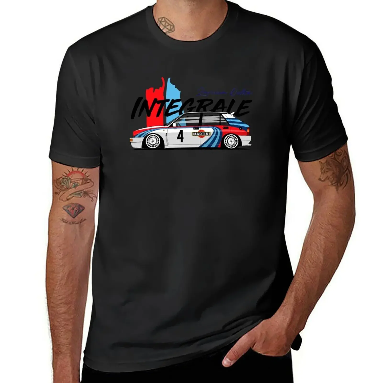 

LANCIA DELTA INTEGRALE RALLY CAR T-Shirt animal prinfor boys summer clothes outfits for men