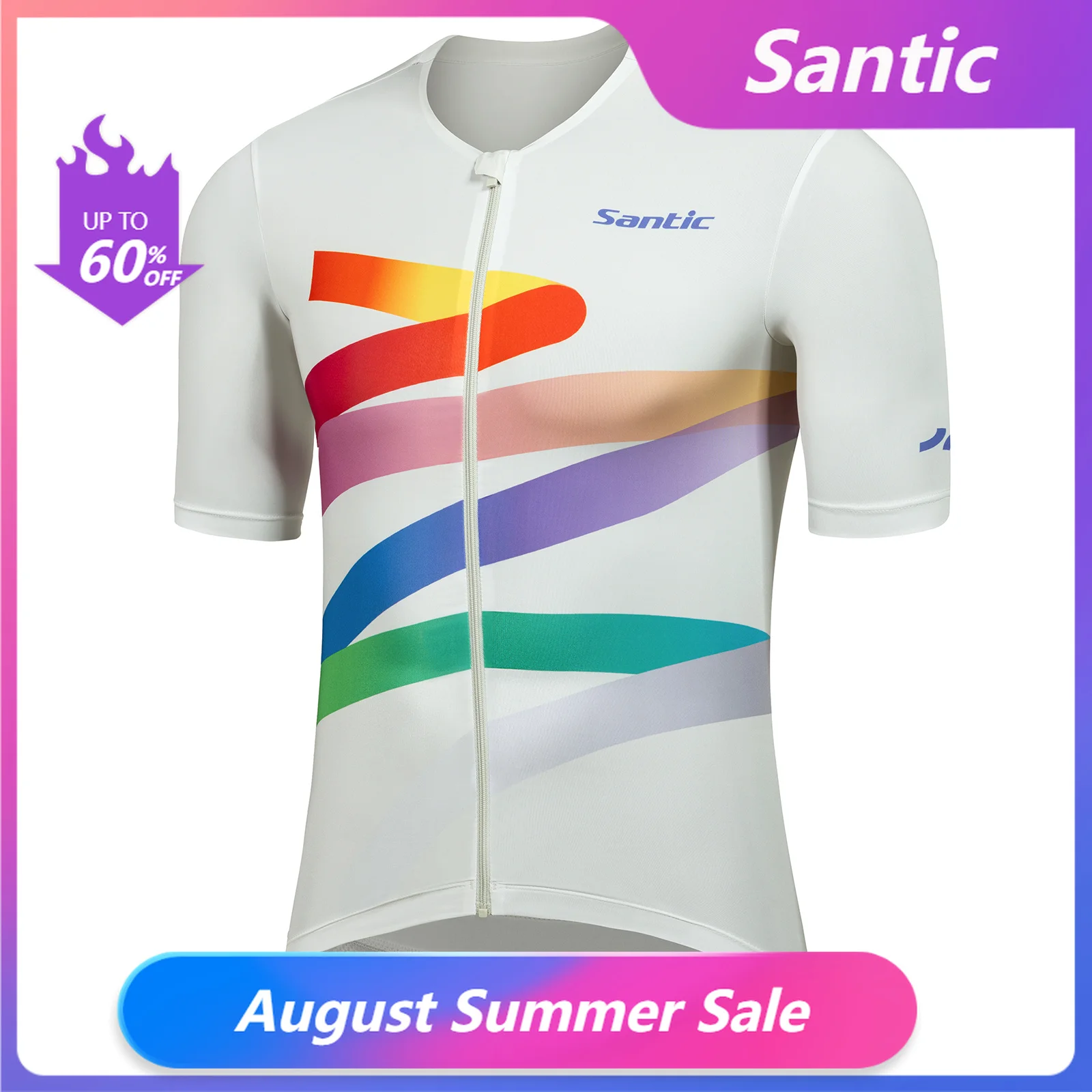 Santic Camisa Ciclismo Masculina Manga Curta