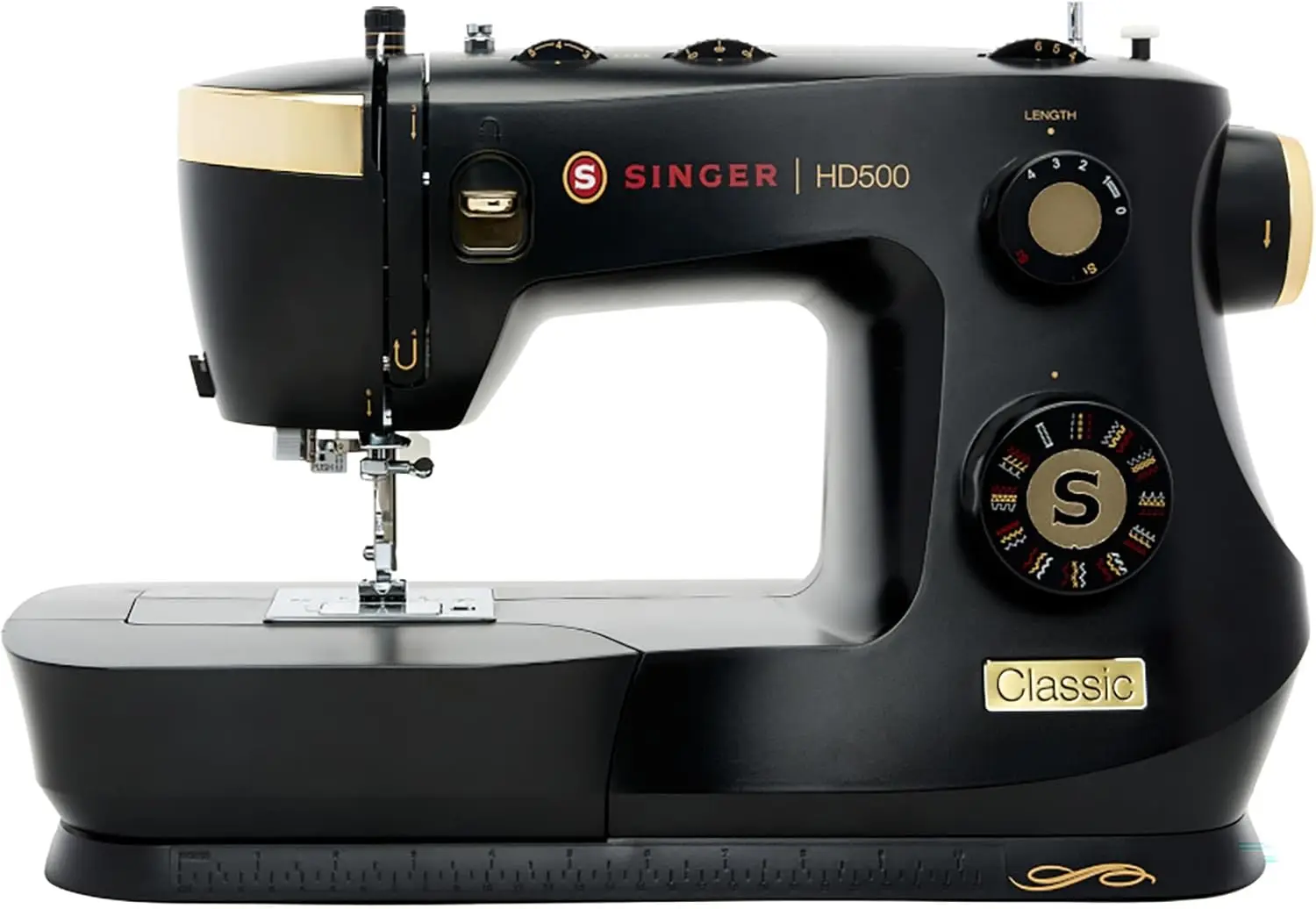 Heavy Duty 500 Classic Sewing Machine with Accessory Kit | Strong Motor with Enhanced Piercing Power, 23 Built-In Stitches