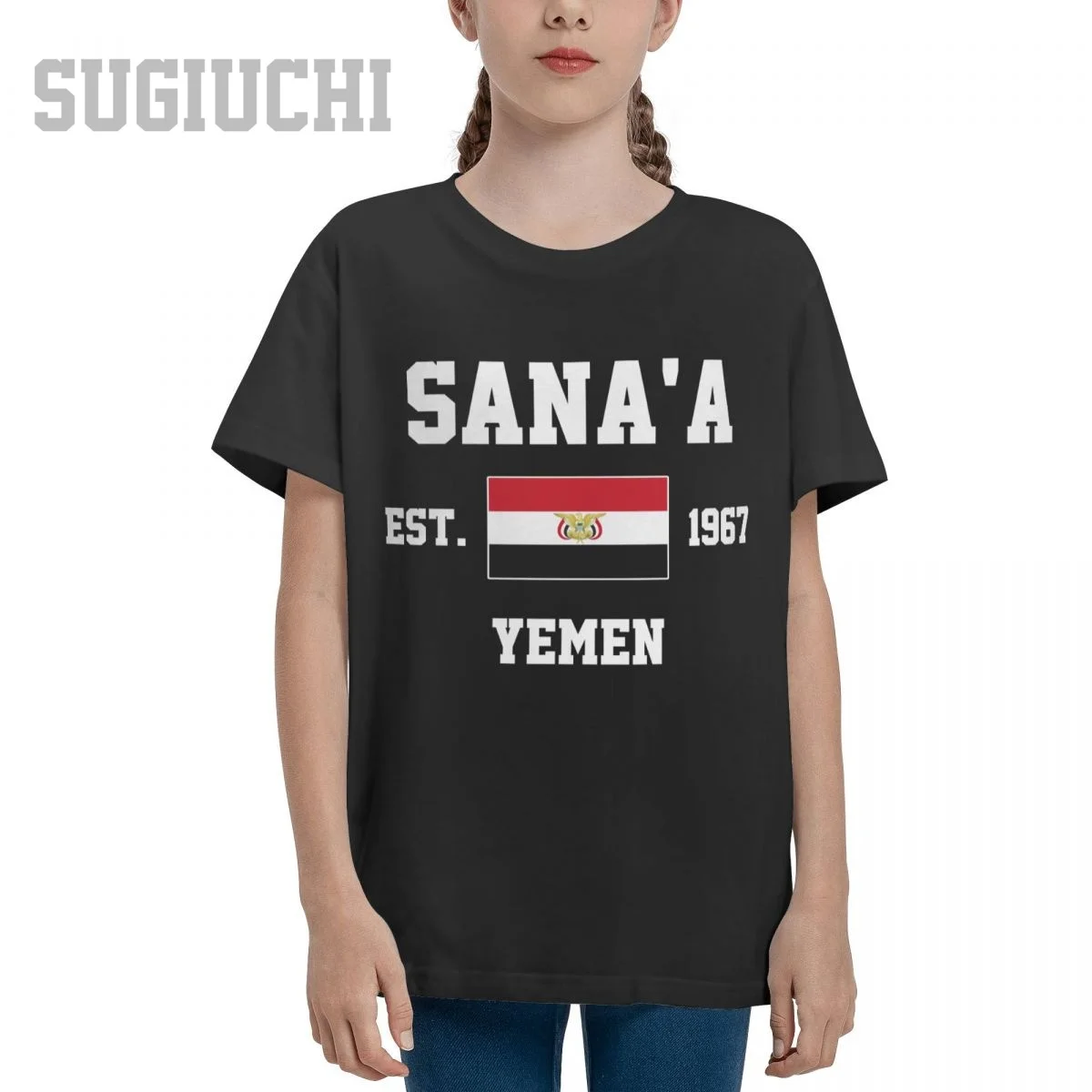 Unisex Youth Boy/Girl Yemen EST.1967 Sana'a Capital T-shirt Kids tshirt tee 100% Cotton T Shirt o-neck short sleeve Children