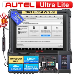 Autel MaxiCOM Ultra Lite Scanner Strumento diagnostico superiore Scanner OBD 2 anni di aggiornamento Programmazione ECU Scanner automobilistico Mappa topologica