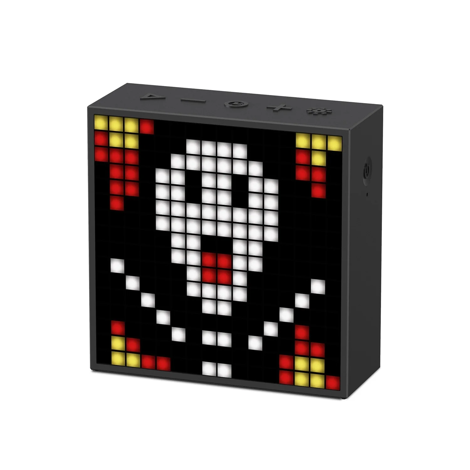 Top Timebox Evo Bluetooth Portable Speaker with Clock Alarm Programmable LED Display for Pixel Art Creation Unique Gift