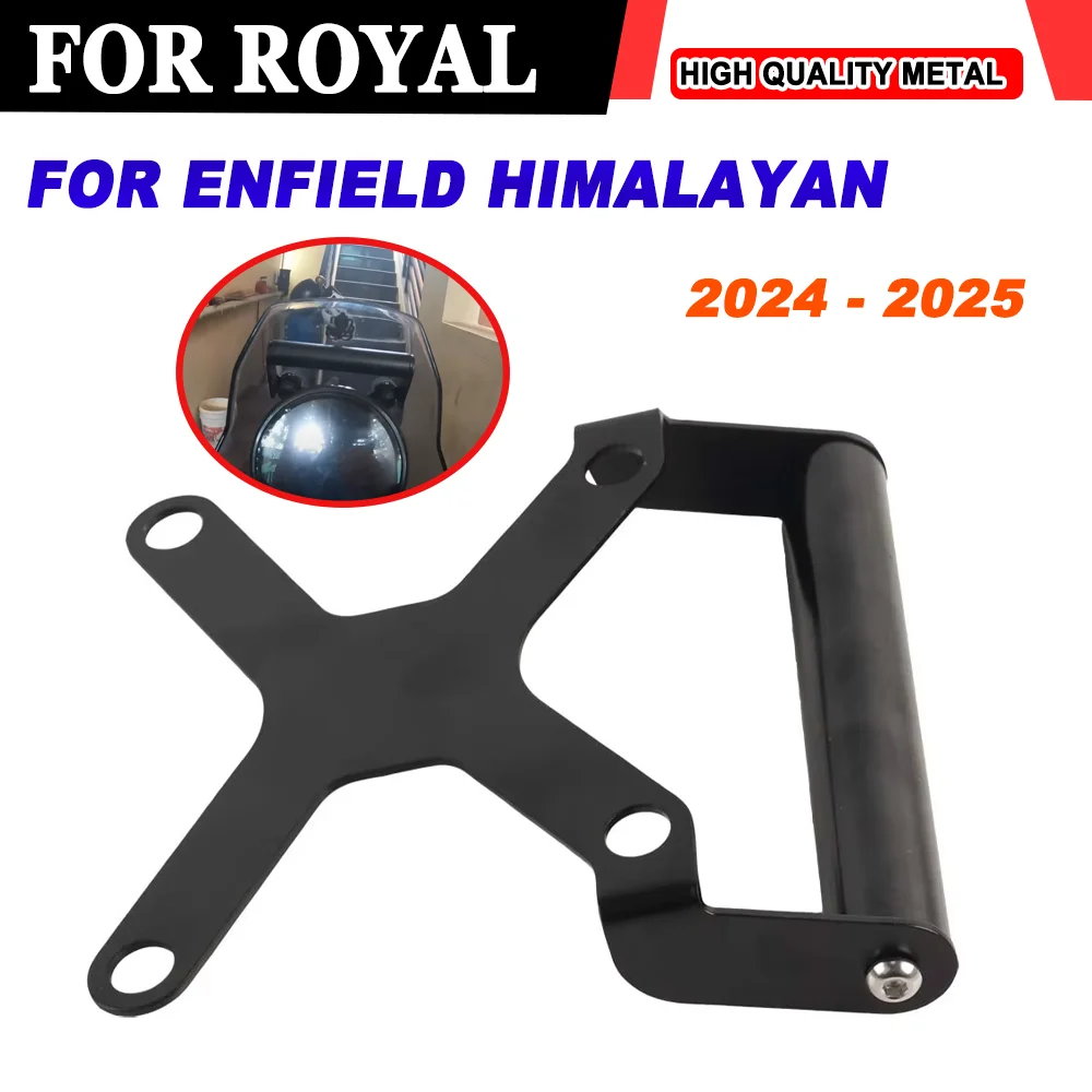 

For Royal Enfield Himalayan 450 452 2024 - 2025 Motorcycle Accessories Phone GPS Mount Bracket Holder Navigation Support