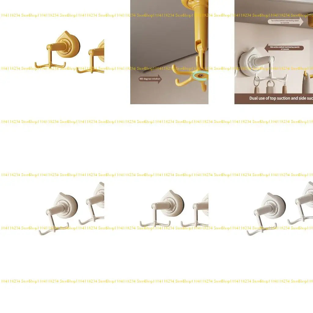 

P9FB 2PCS Кухня вращающаяся крюк горшок с лоп -стойкой для хранения шпатель