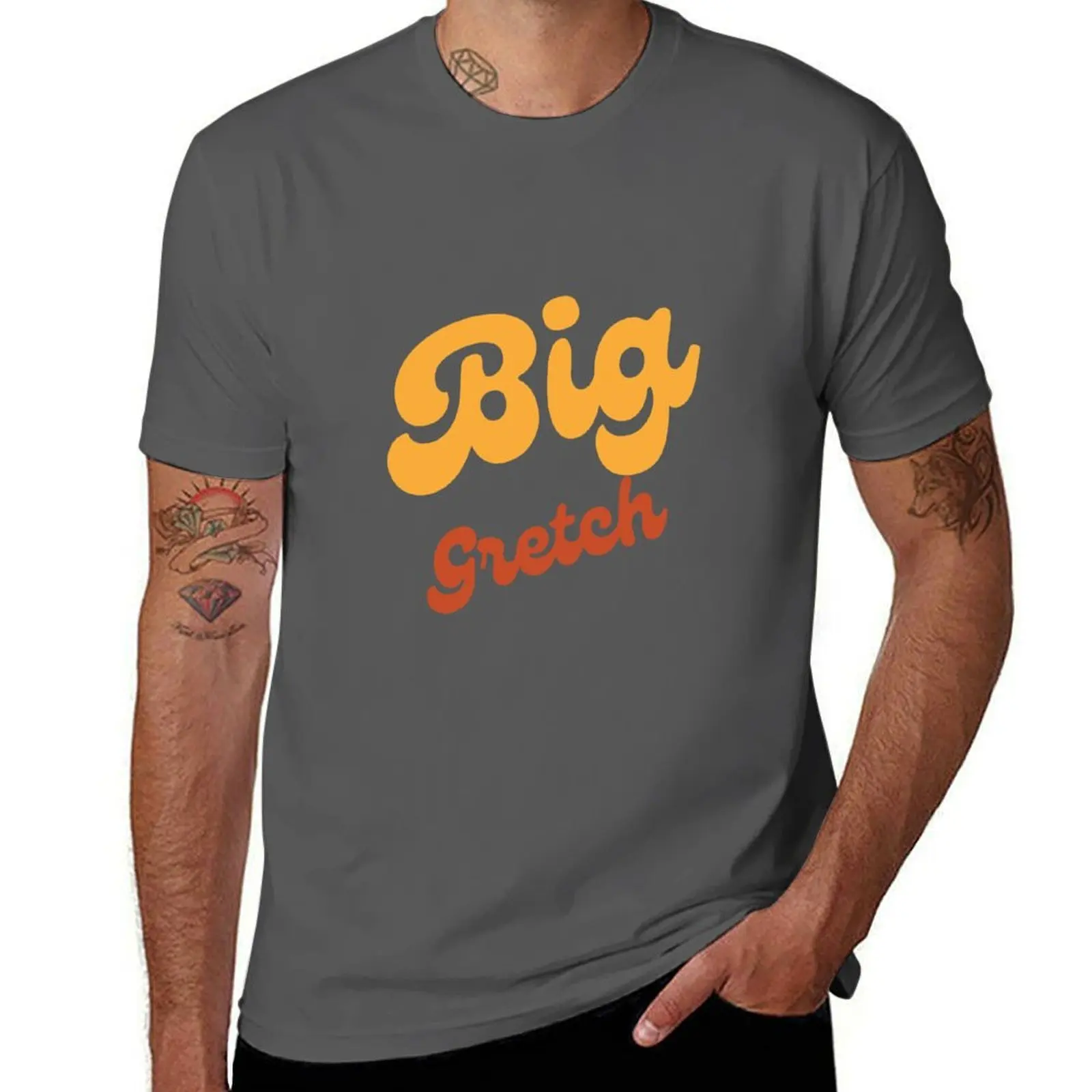 Big Gretch T-Shirt Vintage Style Printed Top