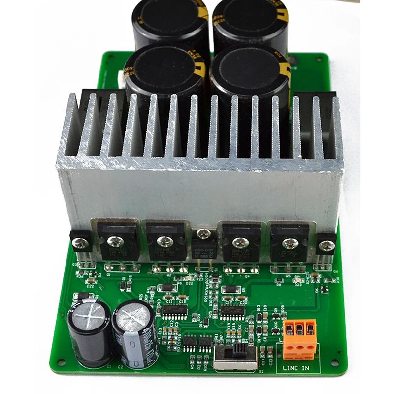 High Power Class D เครื่องขยายเสียงดิจิตอล HiFi Audio IRS2092S Amplificador สามารถสะพาน