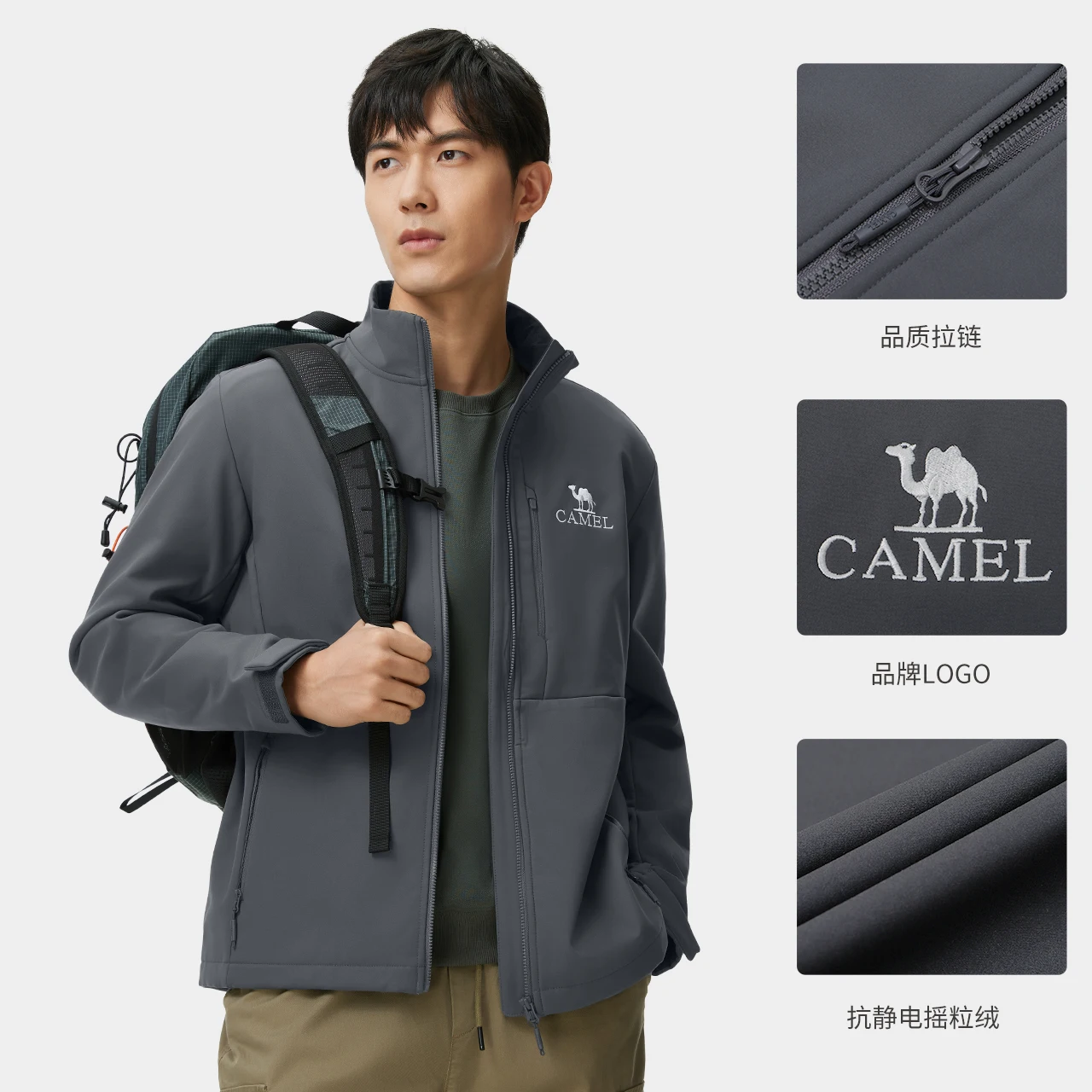 GOLDEN CAMEL Outdoor Hiking Jackets Women Men Soft Winter Coats Windbreakers Thick Warm Fleece Jacket for Men 2023 Autumn Cloth