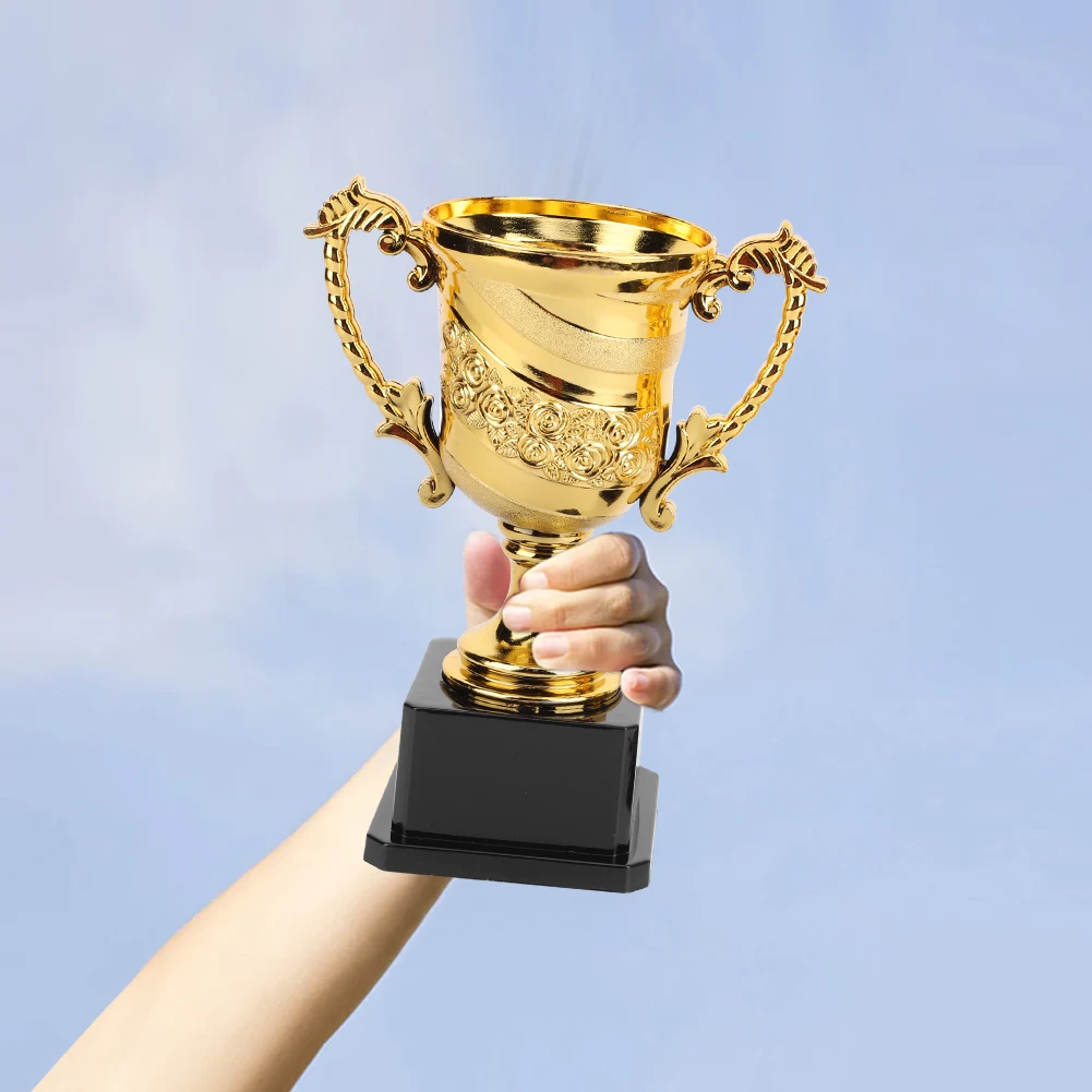 

Gold Award Trophies Classroom School Rewards Children Plastic Trophy for Kids Competition Reward Prize Party Favors
