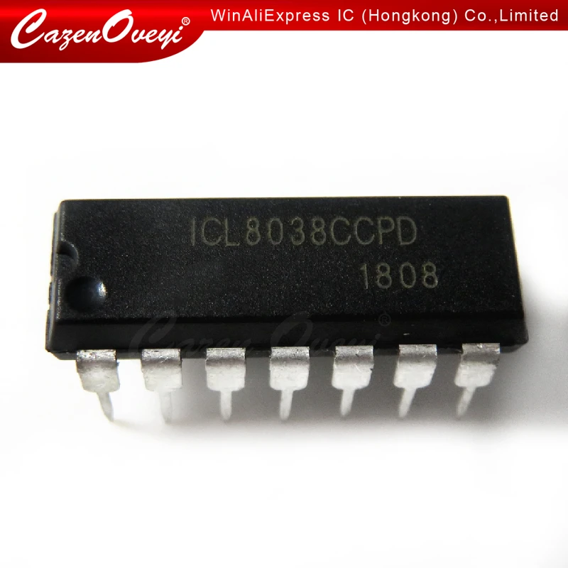 5pcs/lot ICL8038CCPD ICL8038 8038CCPD DIP-14 In Stock