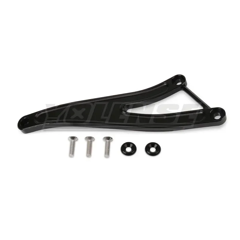 

Motorcycle Accessory For ZX6R ZX-6R ZX636 2024 Aluminum alloy Foot Peg Exhaust Pendant Bracket Rear Footrest Blanking Plate