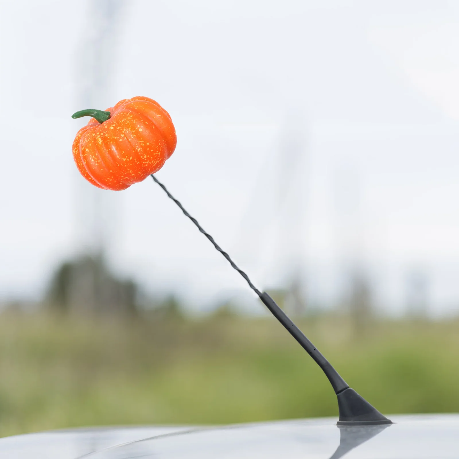 زخرفة سقف اليقطين للديكور الخارجي للسيارة ديكور خارجي هوائي توبر رغوة ملحقات السيارة #4