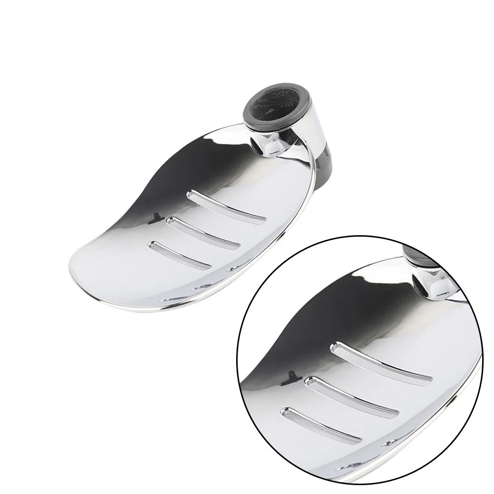 

3Pcs Bathroom Soap Holder Lightweight Fine Crafted ABS Material Hollow Drain Design Extend Soap Life Silver 22mm 24mm 25mm