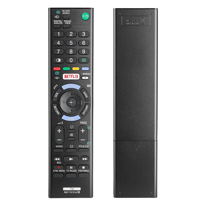 RMT-TX101A Remote Control Compatible With Sony TV KDL-32W700C KDL-40W700C KDL-48W700C Replacement Controller With NETFLIX Butto