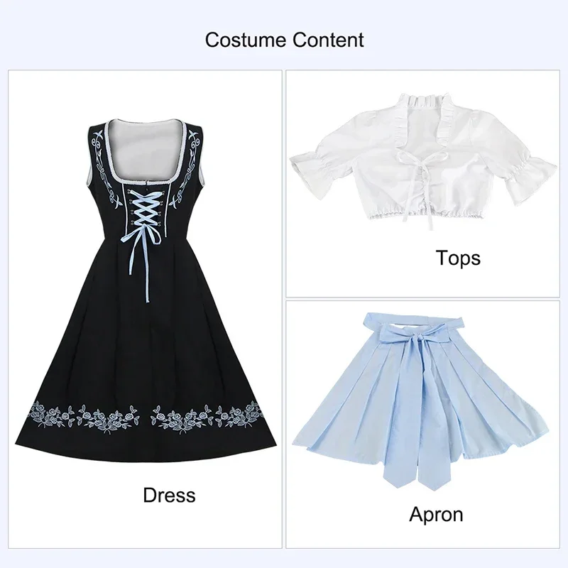 Sexy Oktoberfest clothes uniform beer festival costume Halloween carnival adult women fancy outfit party cosplay dress