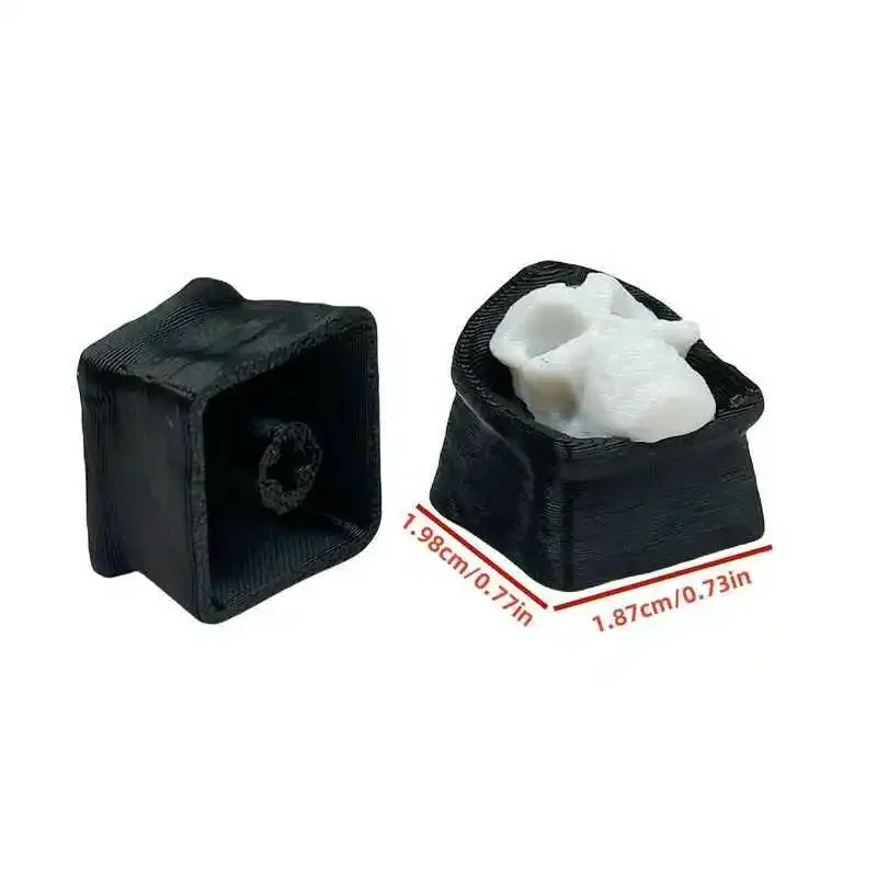Personality Resin Halloween Skull Key cap Manual MX Cross Switch Mechanical keyboard key cap 1PCS