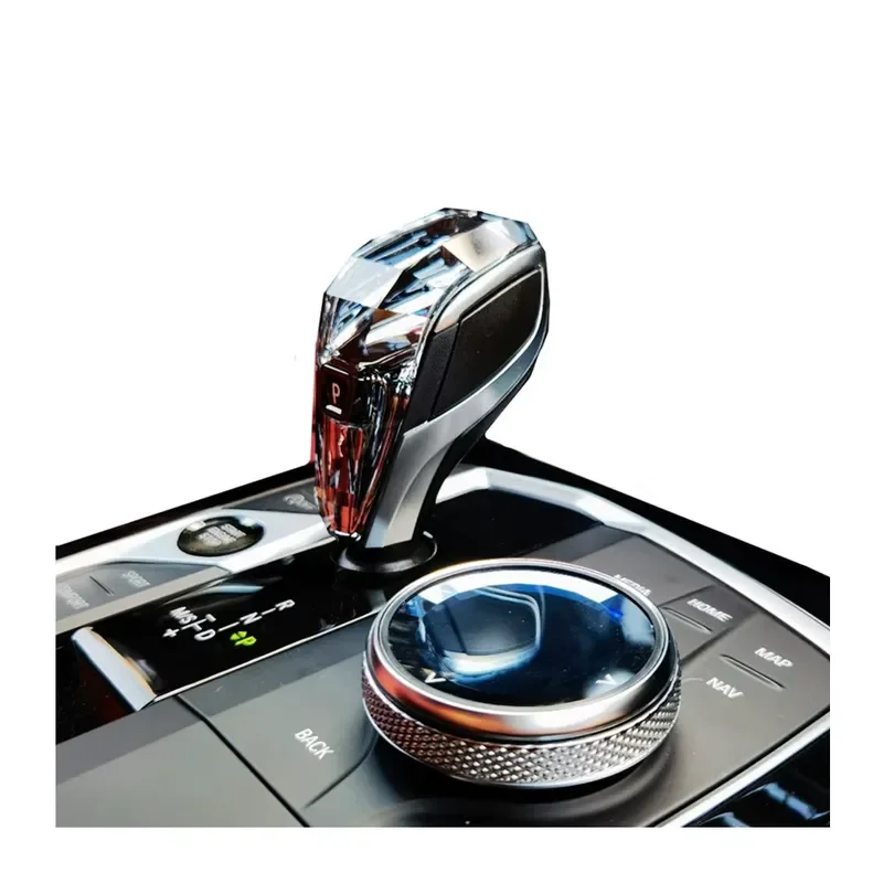 Car Accessories Parts Crystal Shift Knob Kit Drive Multimedia Controller Button Cover for 8 Series G14 G15 G16 2019-2024