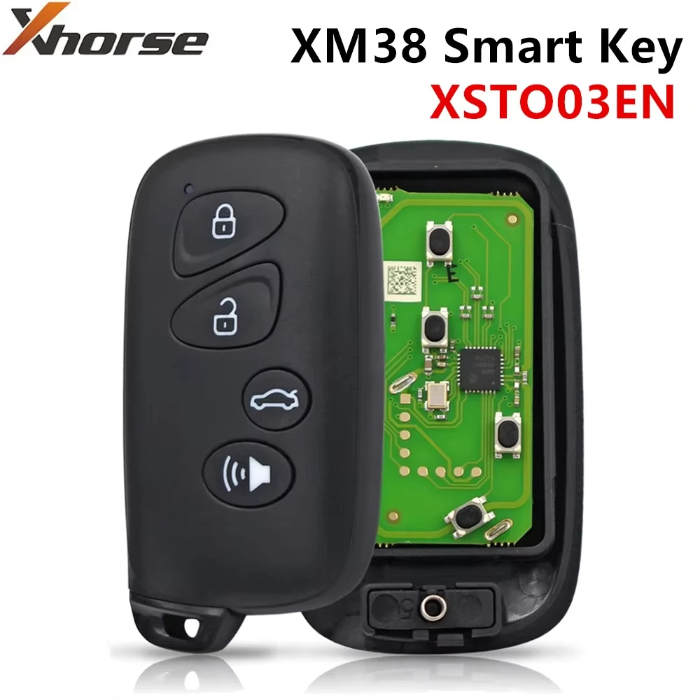 

XHORSE XSTO03EN for Toyota Style 4 Button XM38 Series Universal Smart Remote Car Key with VVDI2 Mini Tool Max Pro 1/5pcs/Lot