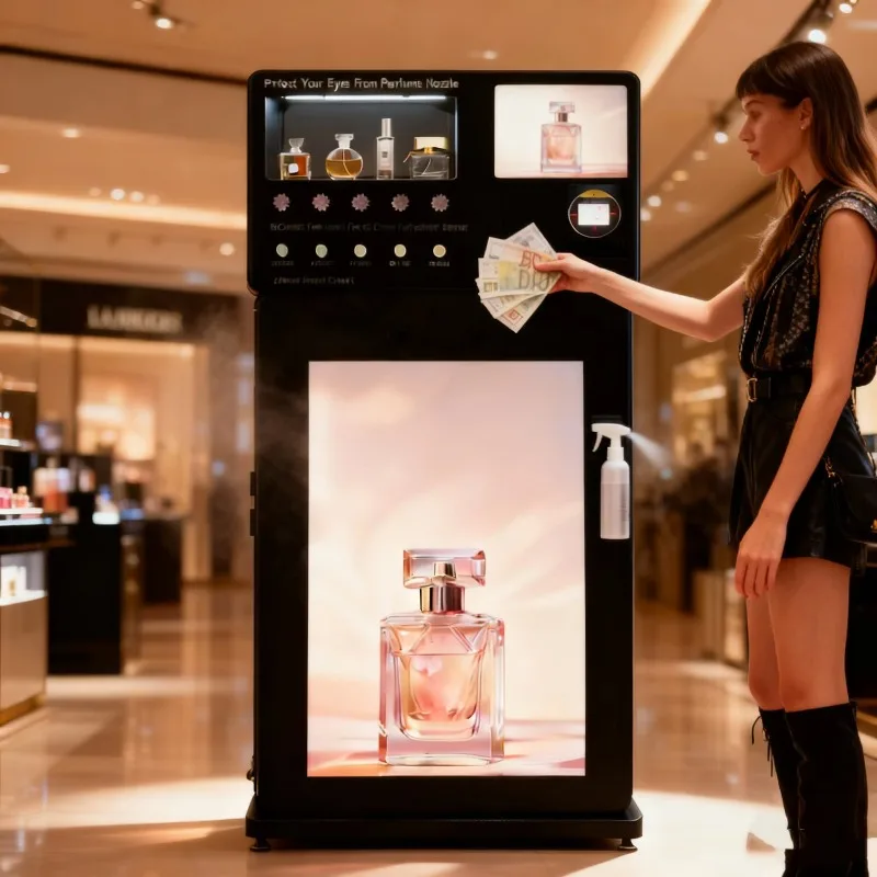 Small Cologne Vending Machine Sprayer Wall Mounted Perfume Spray Cologne Vending Machine Version Perfume Vending Machine