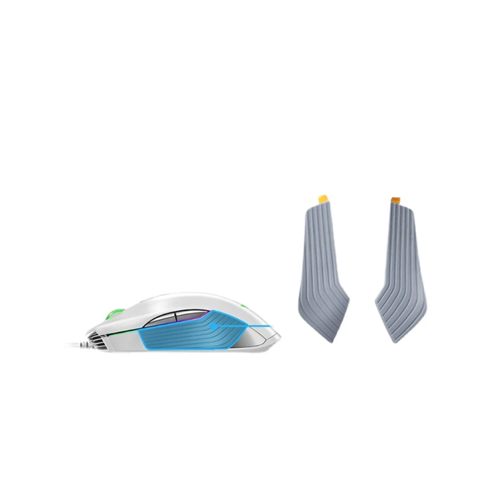 ل رازر Ravensnake ماوس الجانب ملصق مكافحة زلة ملصق لعبة ماوس مكافحة زلة الشريط ملصق