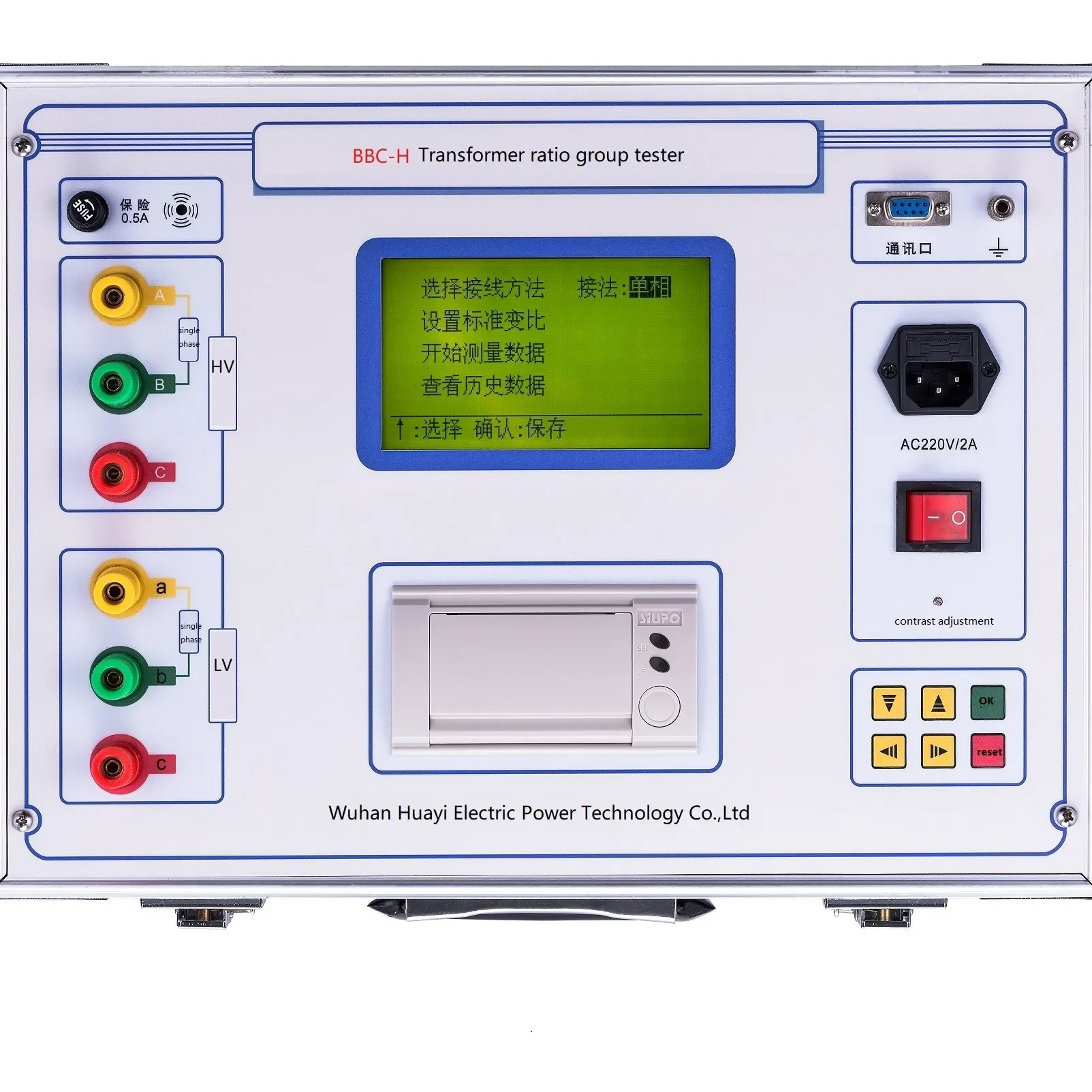 Winding Resistance and Turn Ratio Tester Huayi BBC-H Transformer Turn Ratio Test Meter