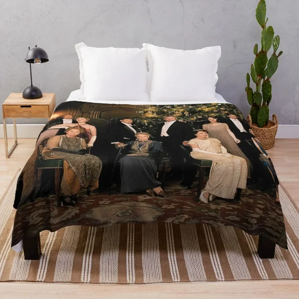 

Downton Abbey Cast Throw Blanket Summer Beddings for winter Hair For Baby Blankets