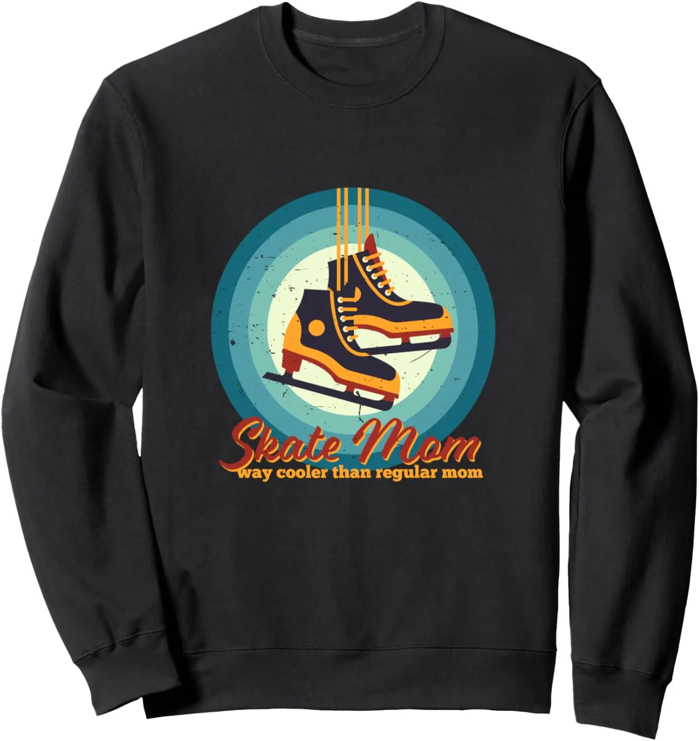 Sweat-shirt de patinage sur glace rétro vintage, patinage artistique cool