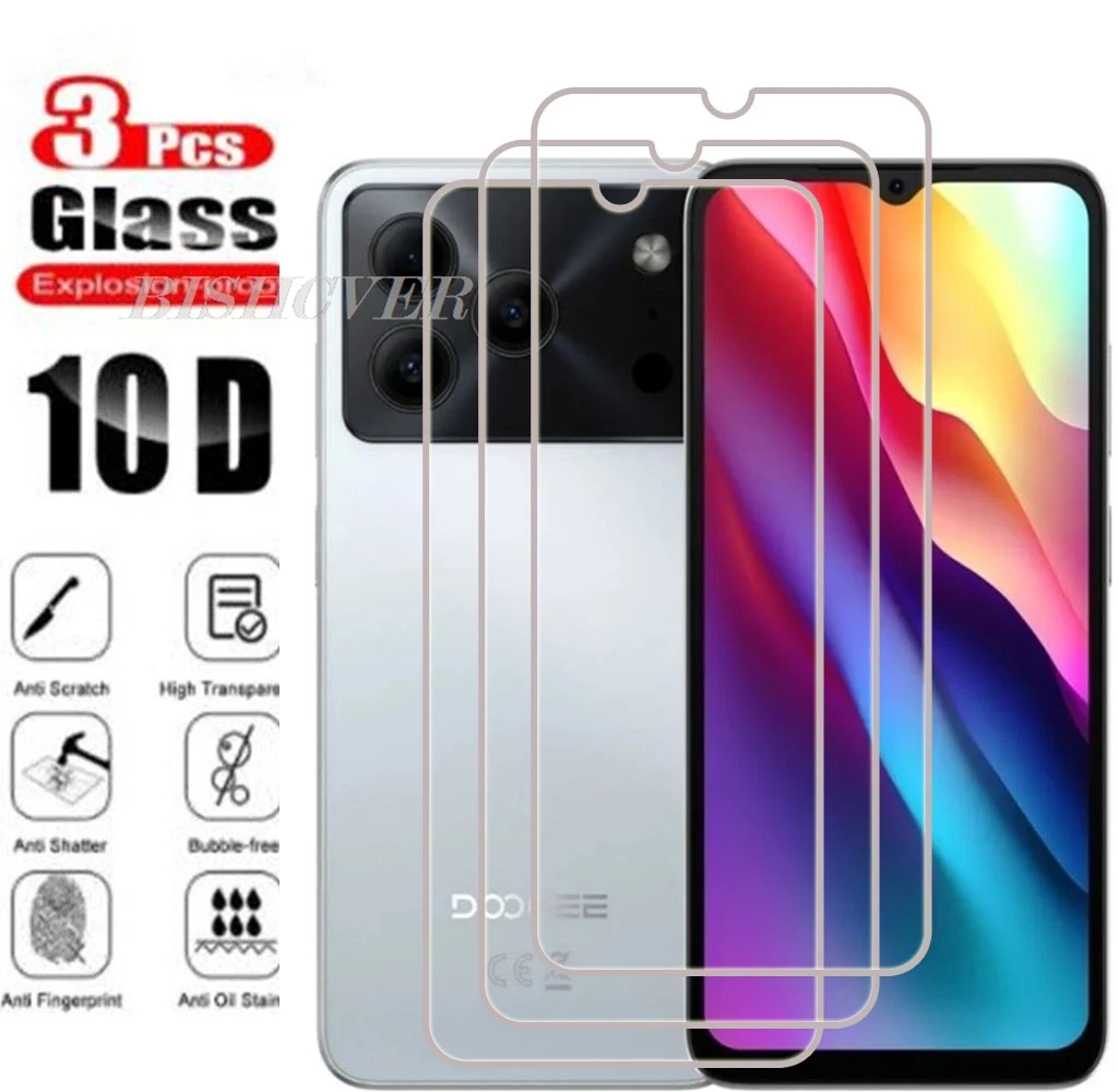 3pcs 9H Tempered Glass For Doogee Note 56 6.56" 2025 Note 56 Plus Note 56 Pro  Screen Protector Tempered Glass Film