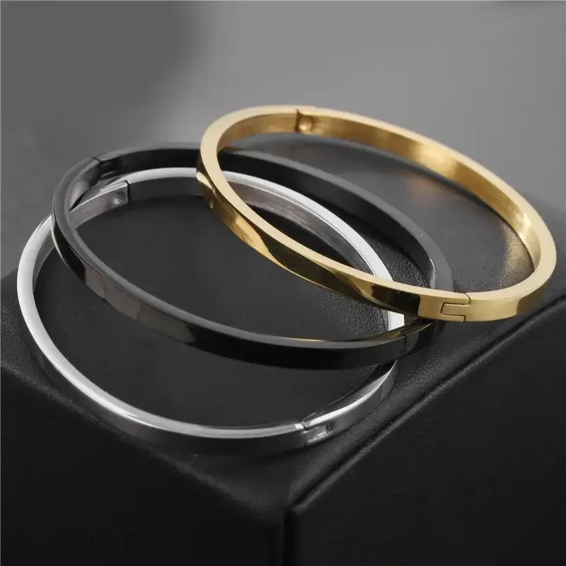 Men\'s High Polished Stainless Steel Bracelet Lettering Encouragement Cuff Bracelet Jewelry Women\'s Birthday Party Favors