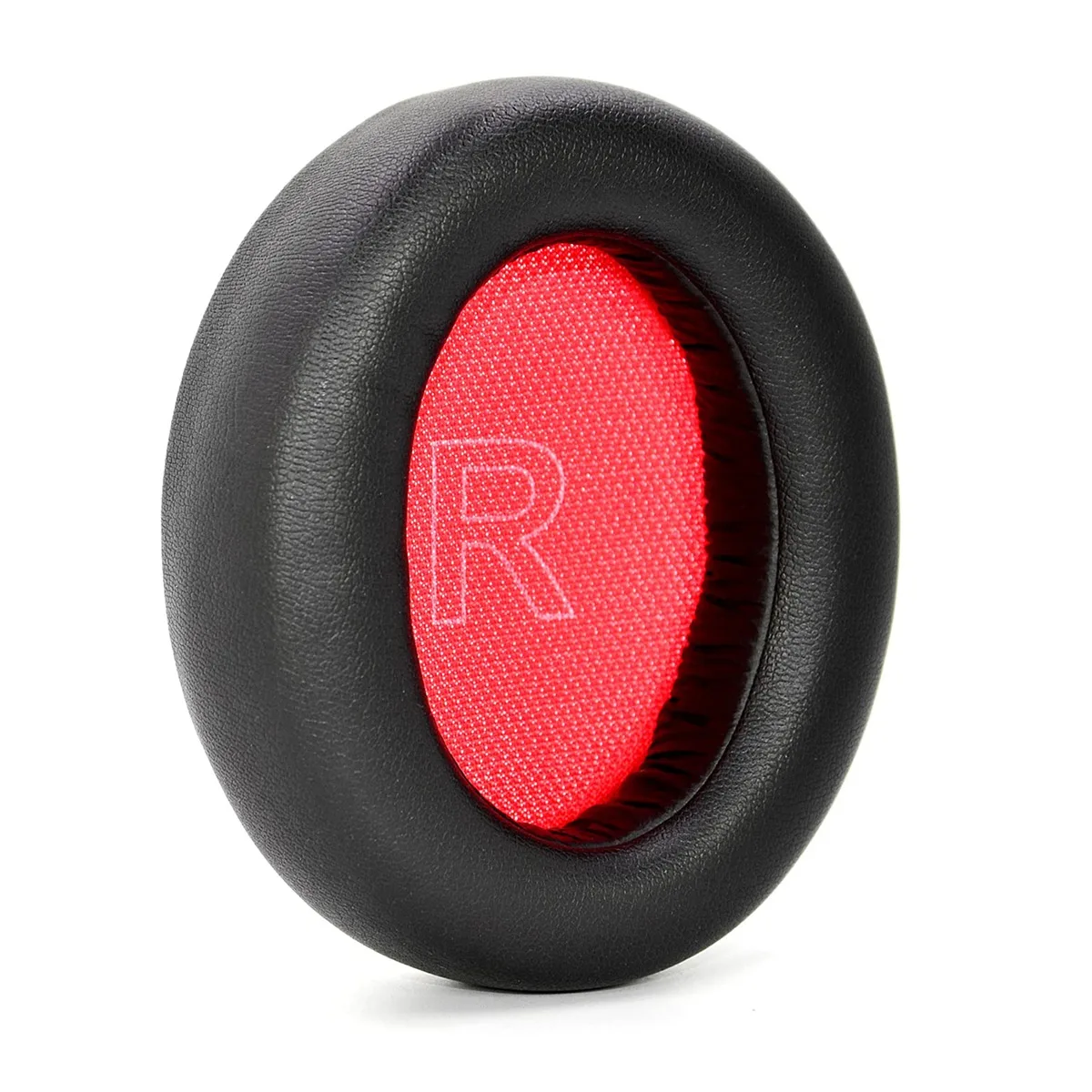 Funda de espuma de cojín de repuesto para auriculares Bluetooth, almohadillas suaves para Anker Soundcore Life Q10 / Q10 (rojo)