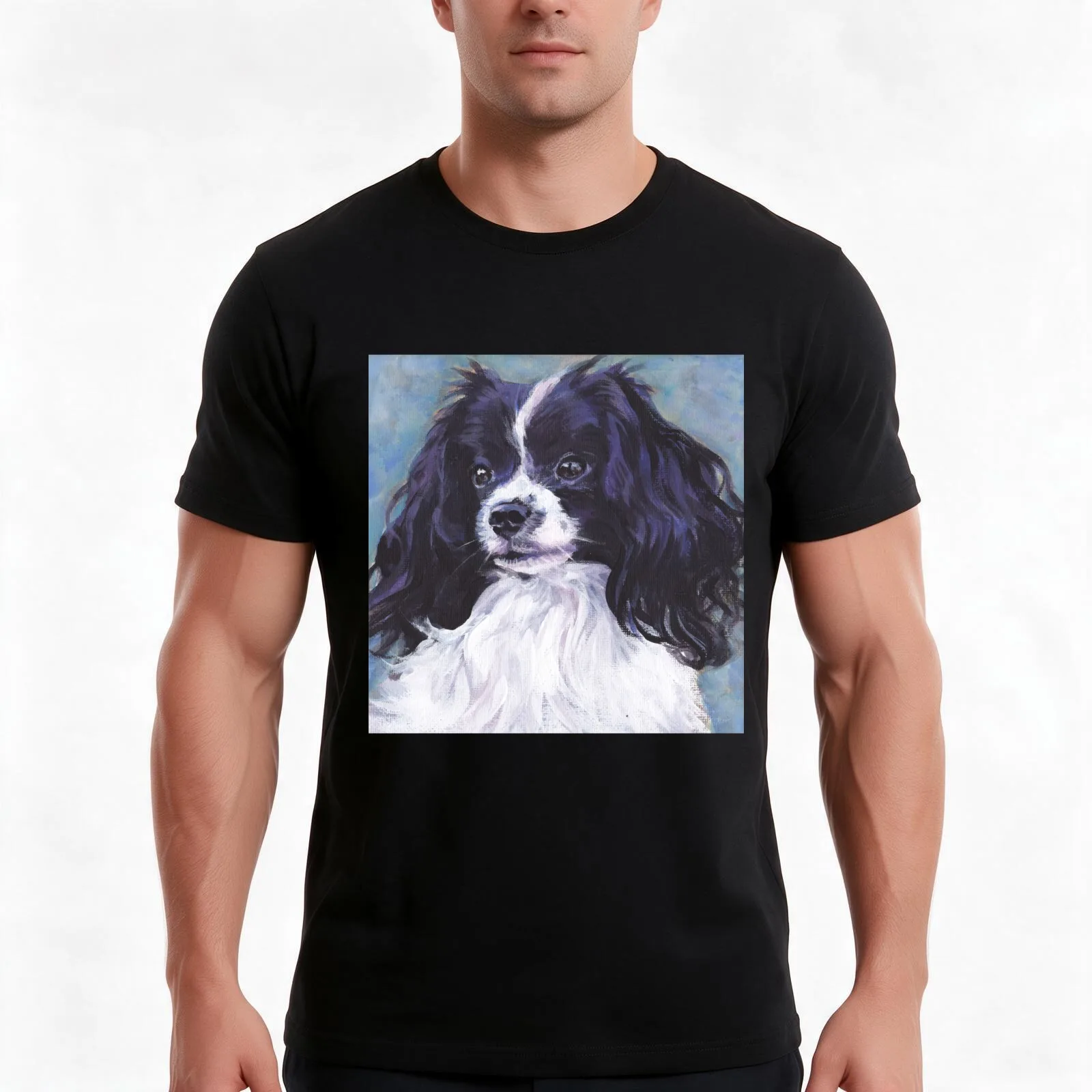 Phalene Papillon Fine Art Painting T-Shirt Summer Casual Cotton Tee Oversized Streetwear Tops Vintage Graphic Print