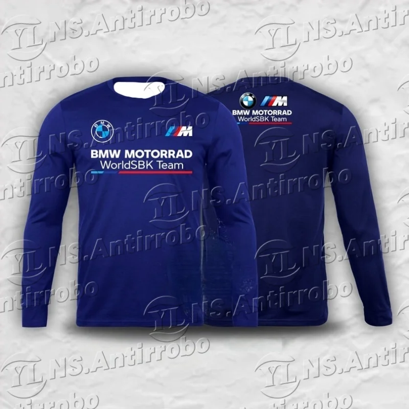 

Футболка BMW, летняя трикотажная мужская футболка с 3d принтом BMW, впитывающая пот, дышащая, быстросохнущая, мото-футболка 2025