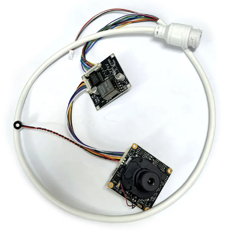 

POE Smart module and cable + 4MP HD IP CCTV Camera IP module Audio Security IPC board H.265 ONVIF