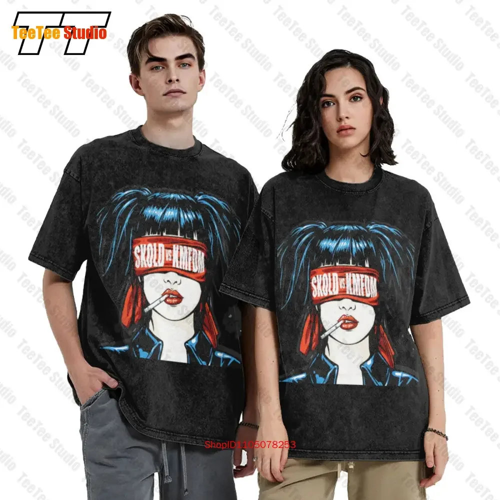 Skold Vs. Kmfdm Vintage Oversized T-Shirt 7QDP
