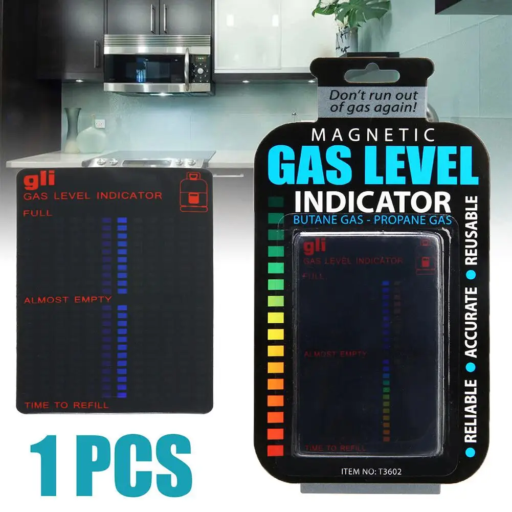 1/3/5/10 PCS Propane Butane LPG Fuel Gas Tank Level Indicator Magnetic Gauge Bottle Temperature Measuring Stick Test Card
