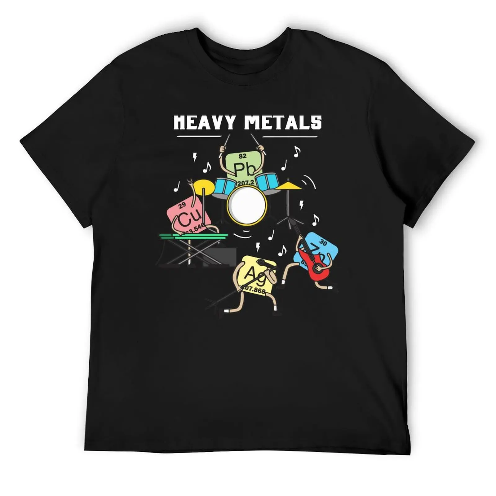 

Heavy Metals Rock Chemistry Physics Periodic Table of Elements T-Shirt boys animal print vintage anime shirt plain t shirts men