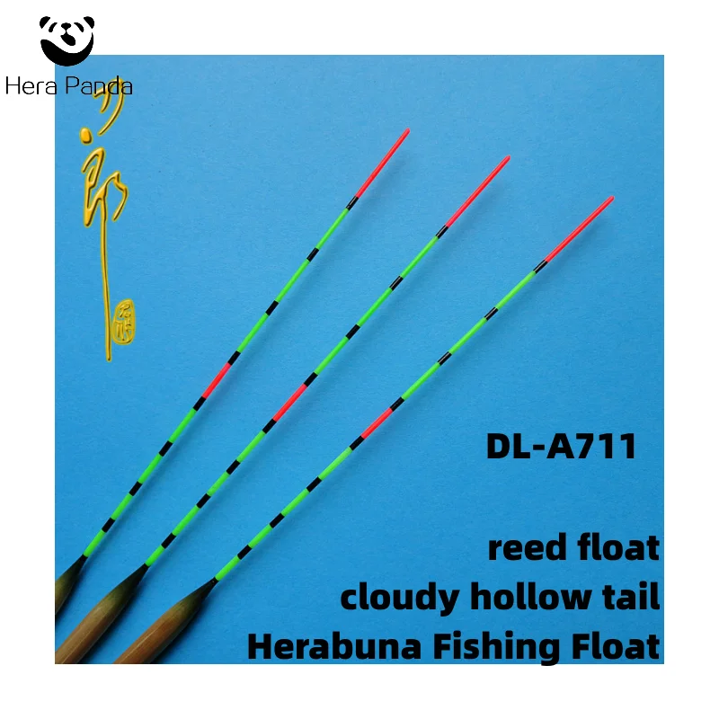 DL A711 For Cloudy Days Traditional Japanese Herabuna Bottom Fishing Husk Reed Hollow Soft Tail Float Handmade Vertical Float