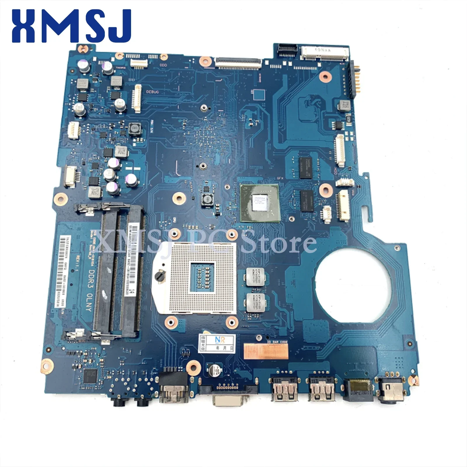 XMSJ For Samsung RV520 RV520 Laptop Motherboard BA92-08186A BA92-08186B BA41-01608A HM65 DDR3 GT520M 1GB GPU Main Board